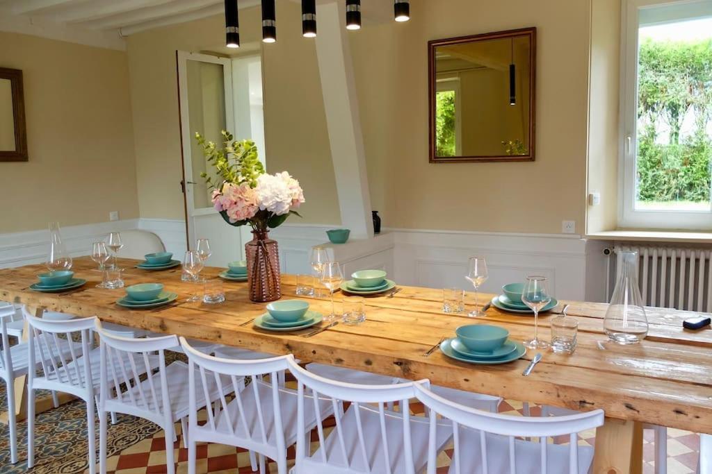 Gite Au Haras La Belle Emanville ภายนอก รูปภาพ
