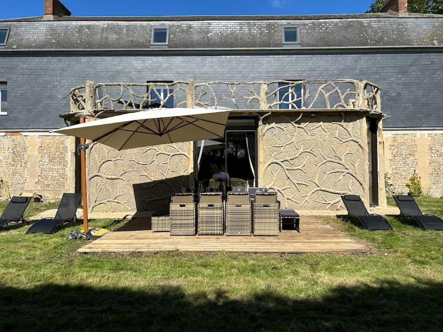 Gite Au Haras La Belle Emanville ภายนอก รูปภาพ